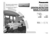 Panasonic CUC24BKP6 - SPLIT A/C OUT DOOR Operating Instructions Manual