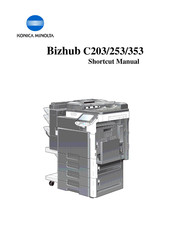Konica Minolta BIZHUB 253 Shortcut Manual