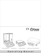 Citizen CX 120 Operating Manual