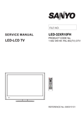 Sanyo LED-32XR10FH Service Manual