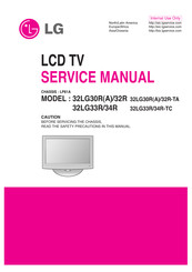LG 32LG30R32R Service Manual