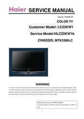 Haier HLC22KW1b Service Manual