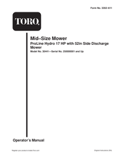 Toro ProLine 30441 Operator's Manual
