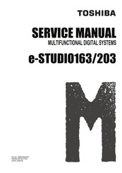 Toshiba e-STUDIO163 Service Manual