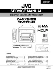 JVC CA-MXS6MDR Service Manual