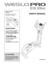Weslo 13.8E User Manual
