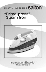 Salton Prima-press IR-1032 T Instruction Booklet