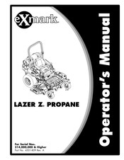 Exmark LAZER Z PROPANE LZS740PKC604 Operator's Manual