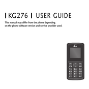 LG KG276 User Manual
