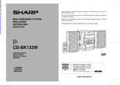Sharp CD-BK133W Operation Manual