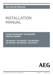 AEG AS-M 3 Series Installation Manual