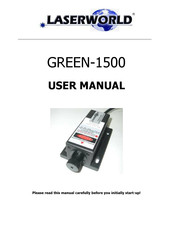 Laserworld GREEN-1500 User Manual