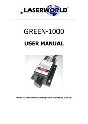 Laserworld GREEN-1000 User Manual