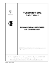 Senco TURBO HOT DOG DAC-7128-2 Manual