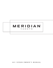 Meridian 441 SEDAN Owner's Manual