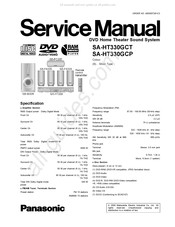 Panasonic SA-HT330GCP Service Manual