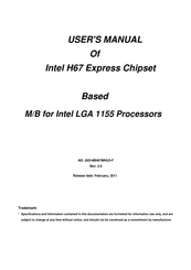Intel H67 User Manual