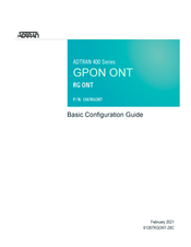 ADTRAN 414 RG Basic Configuration Manual