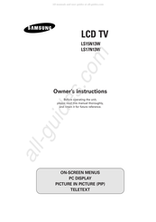 Samsung LS15N13W Owner's Instructions Manual