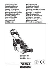 Dolmar PM-5360 S3 Operator's Manual