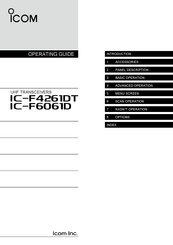 Icom iF4261DT Operating Manual