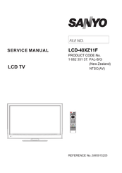 Sanyo LCD-40XZ11F Service Manual