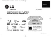 LG HB954SA Manual