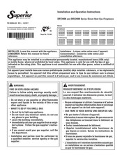 Superior DRC2033REN Installation And Operation Instructions For