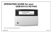 Napco GEM-DK1CA Operating Manual
