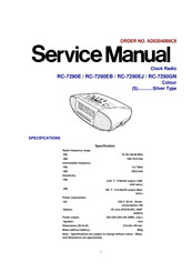 Panasonic RC-7290GN Service Manual