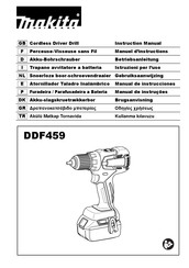 Makita DDF459 Instruction Manual