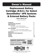 Tripp Lite RBC58-3US Owner's Manual