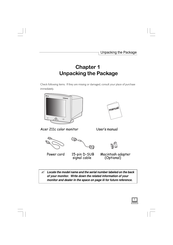Acer 211c Manual