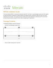 Cisco Meraki MR53E Installation Manual
