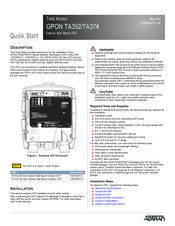 Adtran GPON TA352 Quick Start Manual
