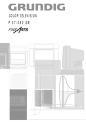 Grundig FINEARTS P 37-080 GB Quick Start Manual