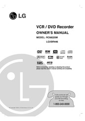 LG RC68225M Owner's Manual
