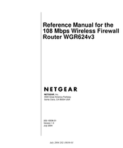 NETGEAR WGR624v3 Reference Manual