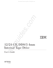 IBM OPTIONS 12/24 GB User Manual