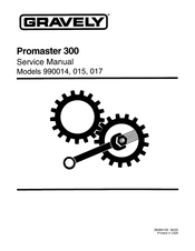Gravely Promaster 300 Service Manual