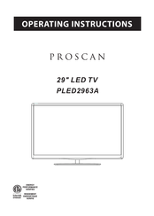 ProScan PLED2963A Operating Instructions Manual