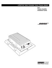 Bose LIFESTYLE BUILT-INvisible TA-2 Installation Manual