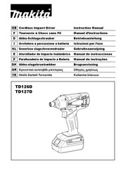 Makita TD127DWE Instruction Manual
