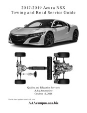 Honda Acura NSX 2019 Towing And Road Service Manual