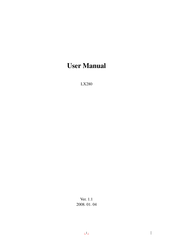 LG LX280 User Manual