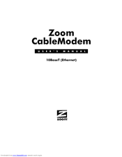 Zoom 10BaseT User Manual