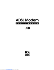 Zoom ADSL Modem User Manual