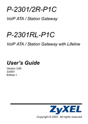 ZyXEL Communications p-2302rl series User Manual