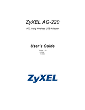 ZyXEL Communications AG-220 User Manual