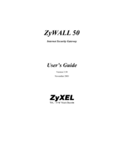 ZyXEL Communications ZW50 User Manual